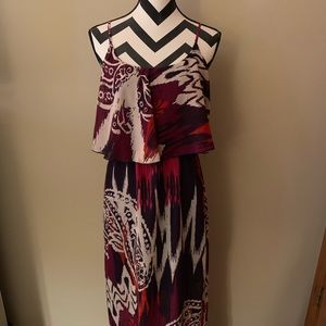 Multicolored lightweight Maxi Dress